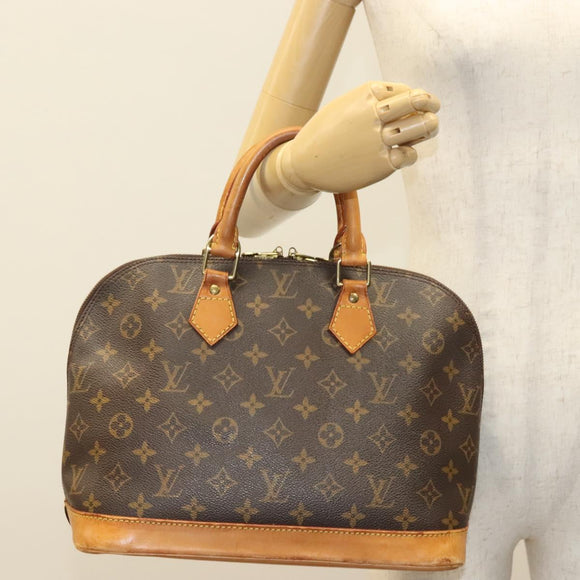LOUIS VUITTON Monogram Alma Hand Bag M51130 LV Auth ar13722