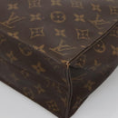 LOUIS VUITTON Monogram Sac Plat Hand Bag M51140 LV Auth ar13723-9