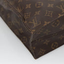 LOUIS VUITTON Monogram Sac Plat Hand Bag M51140 LV Auth ar13723-14