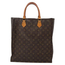LOUIS VUITTON Monogram Sac Plat Hand Bag M51140 LV Auth ar13723-13