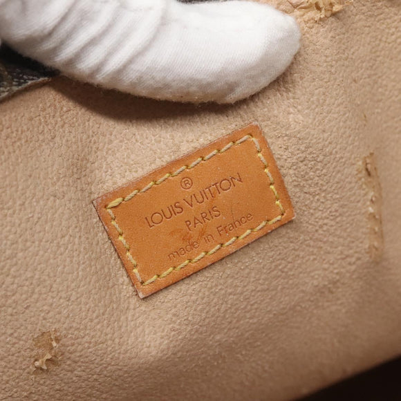 LOUIS VUITTON Monogram Sac Plat Hand Bag M51140 LV Auth ar13724