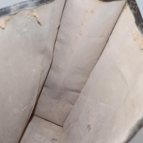 LOUIS VUITTON Monogram Sac Plat Hand Bag M51140 LV Auth ar13724