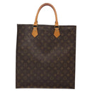 LOUIS VUITTON Monogram Sac Plat Hand Bag M51140 LV Auth ar13724-2
