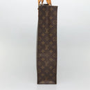 LOUIS VUITTON Monogram Sac Plat Hand Bag M51140 LV Auth ar13724-4