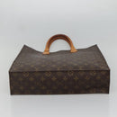 LOUIS VUITTON Monogram Sac Plat Hand Bag M51140 LV Auth ar13724-5