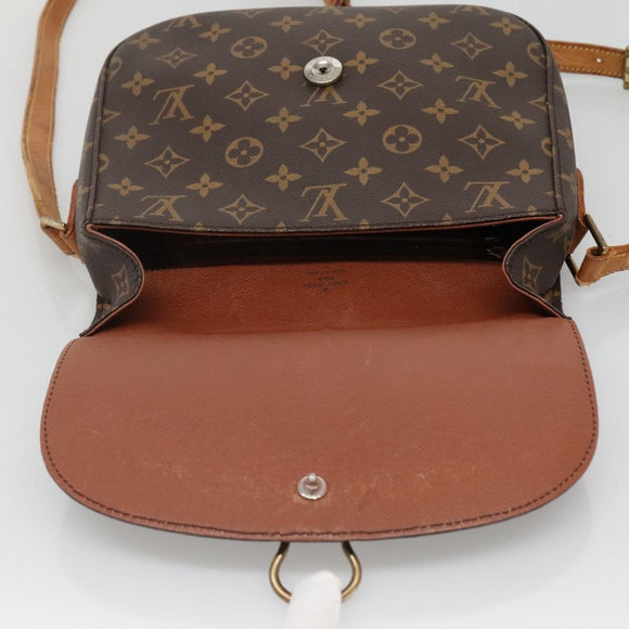 LOUIS VUITTON Monogram Saint Cloud GM Shoulder Bag M51242 LV Auth ar13728