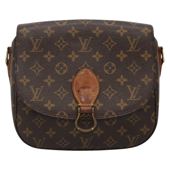 LOUIS VUITTON Monogram Saint Cloud GM Shoulder Bag M51242 LV Auth ar13728