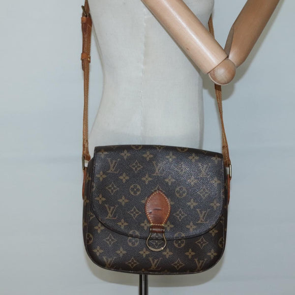 LOUIS VUITTON Monogram Saint Cloud GM Shoulder Bag M51242 LV Auth ar13728
