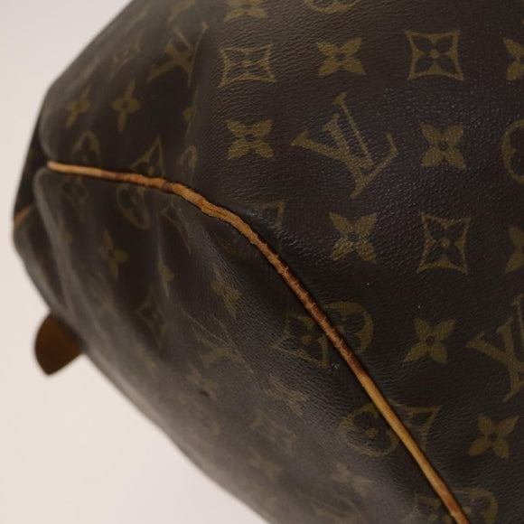 LOUIS VUITTON Monogram Keepall 55 Boston Bag M41424 LV Auth ar13730