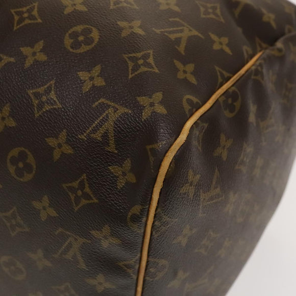 LOUIS VUITTON Monogram Keepall 55 Boston Bag M41424 LV Auth ar13730