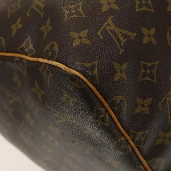 LOUIS VUITTON Monogram Keepall 55 Boston Bag M41424 LV Auth ar13730