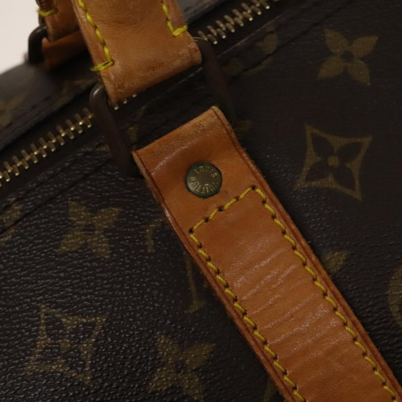 LOUIS VUITTON Monogram Keepall 55 Boston Bag M41424 LV Auth ar13730