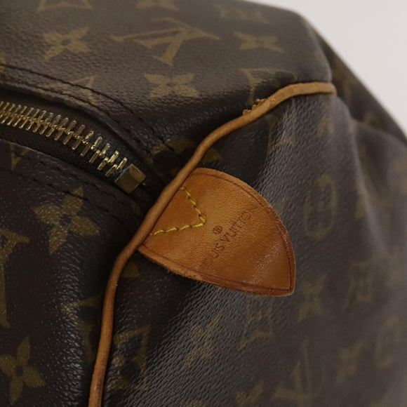 LOUIS VUITTON Monogram Keepall 55 Boston Bag M41424 LV Auth ar13730