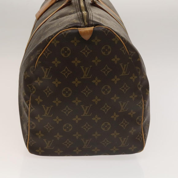 LOUIS VUITTON Monogram Keepall 55 Boston Bag M41424 LV Auth ar13730