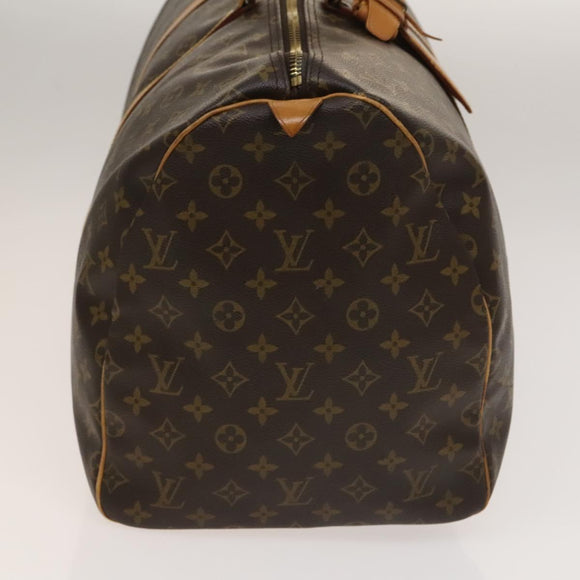LOUIS VUITTON Monogram Keepall 55 Boston Bag M41424 LV Auth ar13730