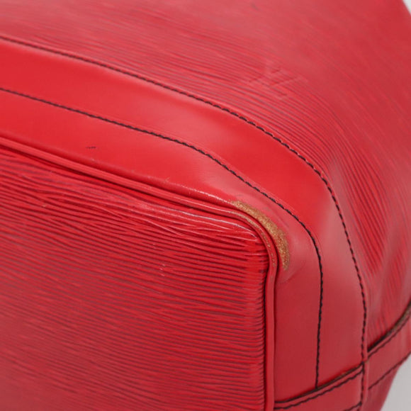 LOUIS VUITTON Epi Noe Shoulder Bag Red M44007 LV Auth ar13738