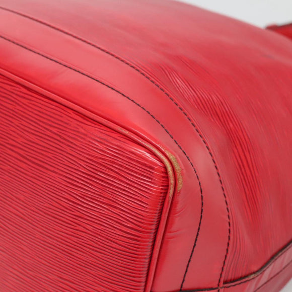 LOUIS VUITTON Epi Noe Shoulder Bag Red M44007 LV Auth ar13738