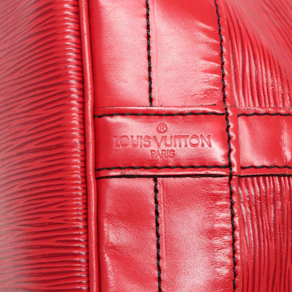 LOUIS VUITTON Epi Noe Shoulder Bag Red M44007 LV Auth ar13738