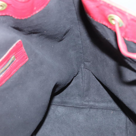 LOUIS VUITTON Epi Noe Shoulder Bag Red M44007 LV Auth ar13738