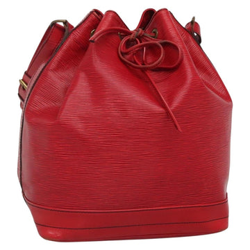 LOUIS VUITTON Epi Noe Shoulder Bag Red M44007 LV Auth ar13738