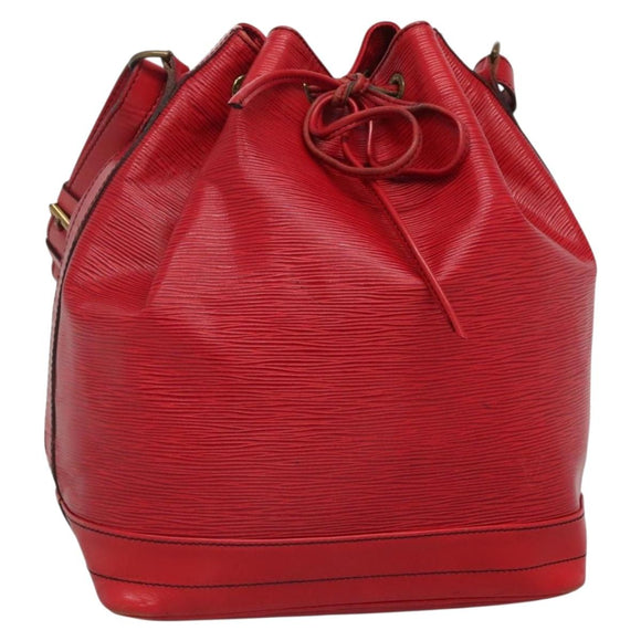 LOUIS VUITTON Epi Noe Shoulder Bag Red M44007 LV Auth ar13738