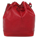LOUIS VUITTON Epi Noe Shoulder Bag Red M44007 LV Auth ar13738-13