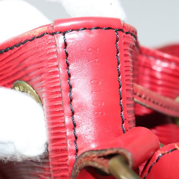 LOUIS VUITTON Epi Noe Shoulder Bag Red M44007 LV Auth ar13738