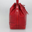 LOUIS VUITTON Epi Noe Shoulder Bag Red M44007 LV Auth ar13738-3