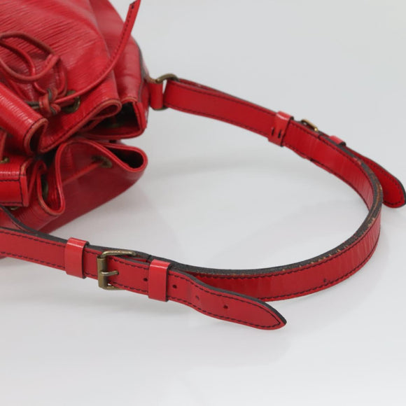 LOUIS VUITTON Epi Noe Shoulder Bag Red M44007 LV Auth ar13738