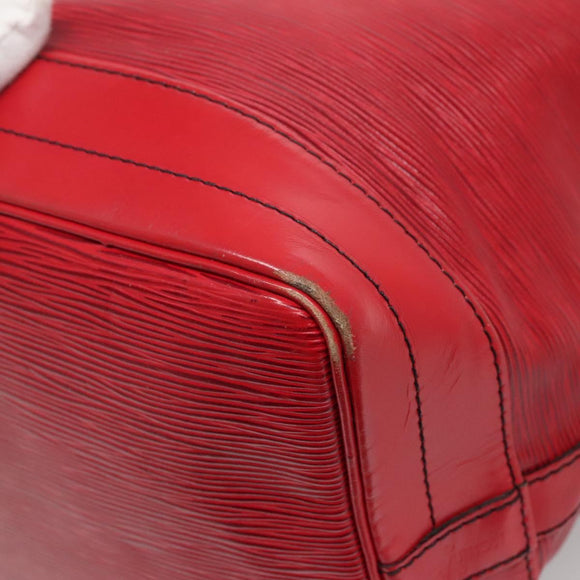 LOUIS VUITTON Epi Noe Shoulder Bag Red M44007 LV Auth ar13739