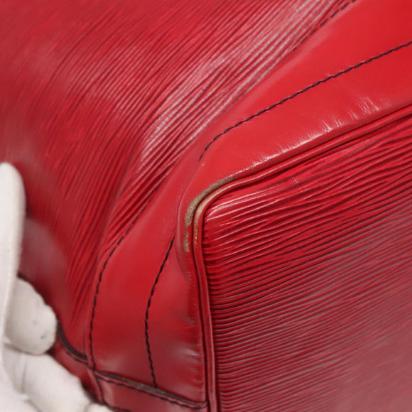 LOUIS VUITTON Epi Noe Shoulder Bag Red M44007 LV Auth ar13739