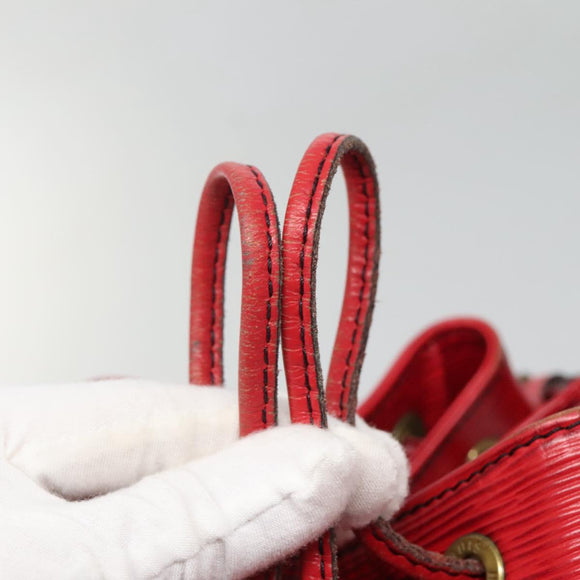 LOUIS VUITTON Epi Noe Shoulder Bag Red M44007 LV Auth ar13739