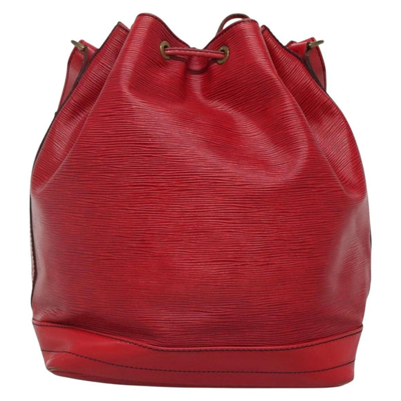 LOUIS VUITTON Epi Noe Shoulder Bag Red M44007 LV Auth ar13739