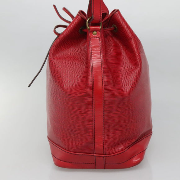 LOUIS VUITTON Epi Noe Shoulder Bag Red M44007 LV Auth ar13739
