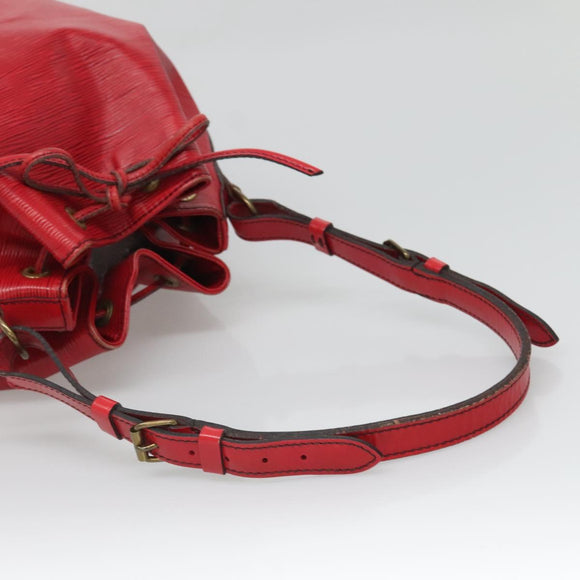 LOUIS VUITTON Epi Noe Shoulder Bag Red M44007 LV Auth ar13739