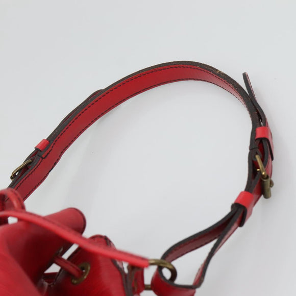 LOUIS VUITTON Epi Noe Shoulder Bag Red M44007 LV Auth ar13739