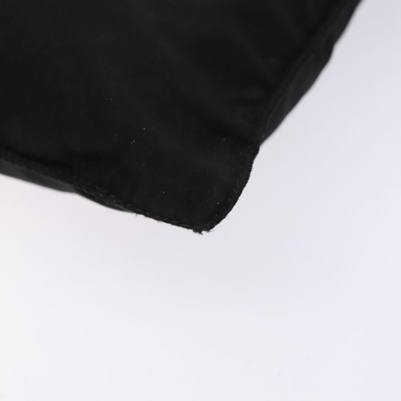 PRADA Shoulder Bag Nylon Black Silver Auth ar13740