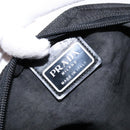 PRADA Shoulder Bag Nylon Black Silver Auth ar13740-18