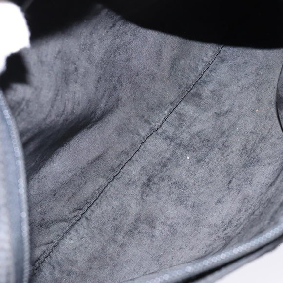 PRADA Shoulder Bag Nylon Black Silver Auth ar13740