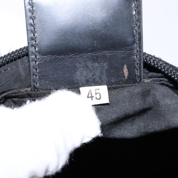 PRADA Shoulder Bag Nylon Black Silver Auth ar13740
