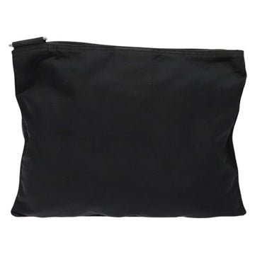 PRADA Shoulder Bag Nylon Black Silver Auth ar13740 - 0