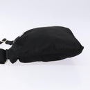 PRADA Shoulder Bag Nylon Black Silver Auth ar13740-4