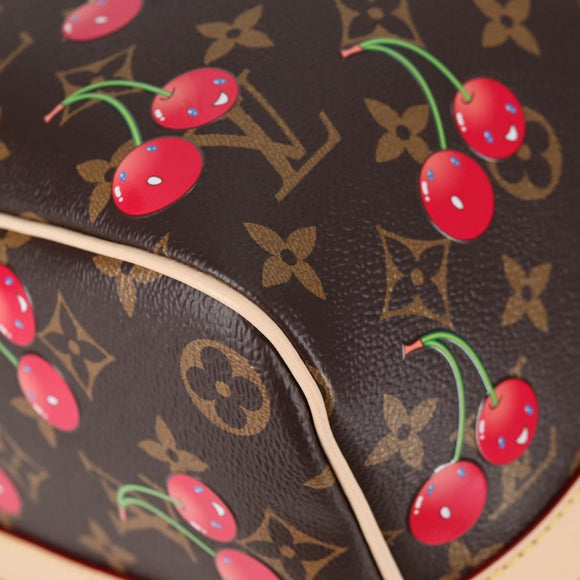 LOUIS VUITTON Cherry Blossom TM Keepall Bandouliere 45 Bag M13752 Auth ar13742SM