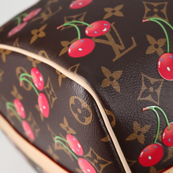 LOUIS VUITTON Cherry Blossom TM Keepall Bandouliere 45 Bag M13752 Auth ar13742SM