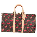 LOUIS VUITTON Cherry Blossom TM Keepall Bandouliere 45 Bag M13752 Auth ar13742SM-13