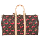 LOUIS VUITTON Cherry Blossom TM Keepall Bandouliere 45 Bag M13752 Auth ar13742SM-2