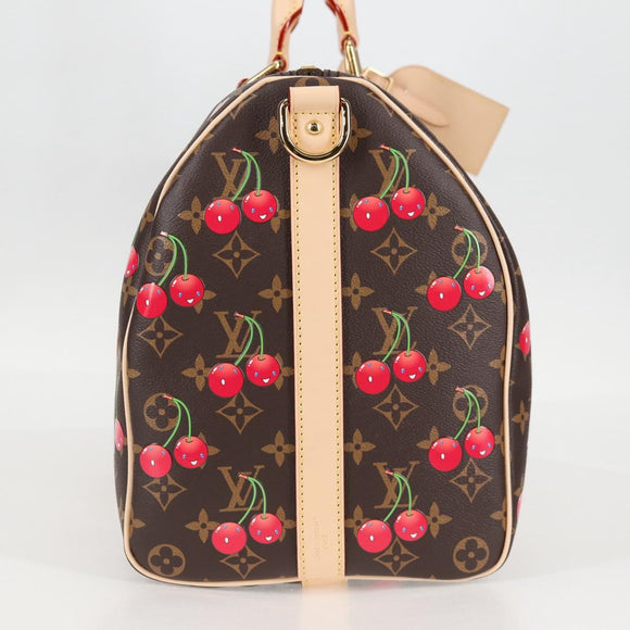 LOUIS VUITTON Cherry Blossom TM Keepall Bandouliere 45 Bag M13752 Auth ar13742SM