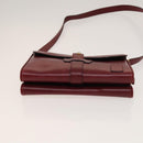 GIVENCHY Barry Shoulder Bag Leather 2Set Navy Bordeaux Auth ar13745-7