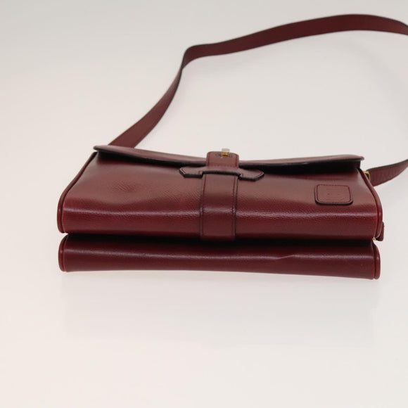 GIVENCHY Barry Shoulder Bag Leather 2Set Navy Bordeaux Auth ar13745