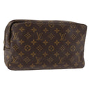 LOUIS VUITTON Monogram Trousse Toilette 28 Clutch Bag M47522 LV Auth ar13749-1